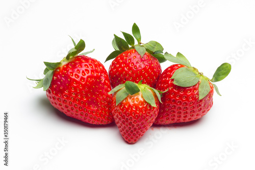 Wallpaper Mural Fresh red strawberries, rich in vitamins Torontodigital.ca