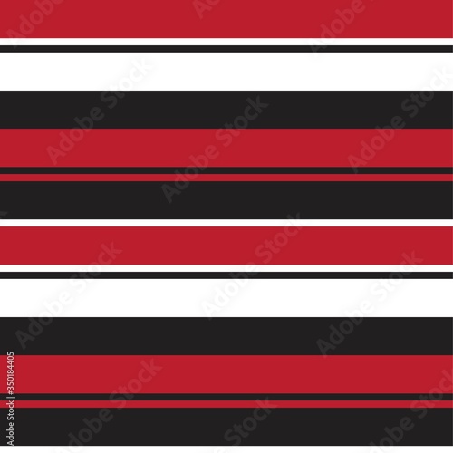 Red Stripe seamless pattern background in horizontal style