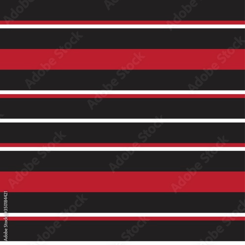 Red Stripe seamless pattern background in horizontal style