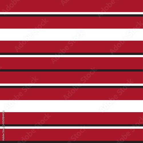 Red Stripe seamless pattern background in horizontal style