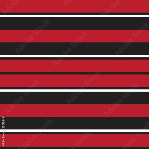 Red Stripe seamless pattern background in horizontal style