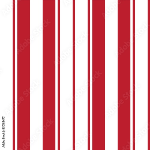 Red Stripe seamless pattern background in vertical style