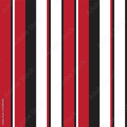 Red Stripe seamless pattern background in vertical style
