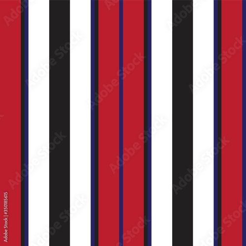 Red Stripe seamless pattern background in vertical style