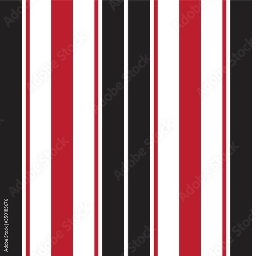 Red Stripe seamless pattern background in vertical style