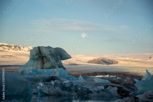 Glacier In The Jökulsárlón National Park