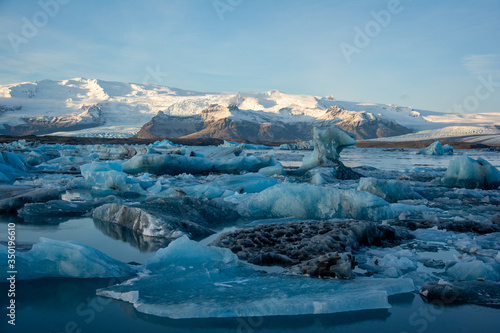 Glacier In The Jökulsárlón National Park