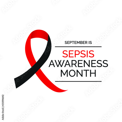 Vector illustration on the theme of Sepsis awareness month observed each year during September.