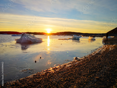 Glacier In The Jökulsárlón National Park
