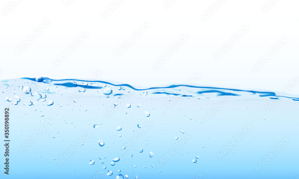 vector Water splash and ripple bubbles over white background vector Water splash and ripple bubbles over white background