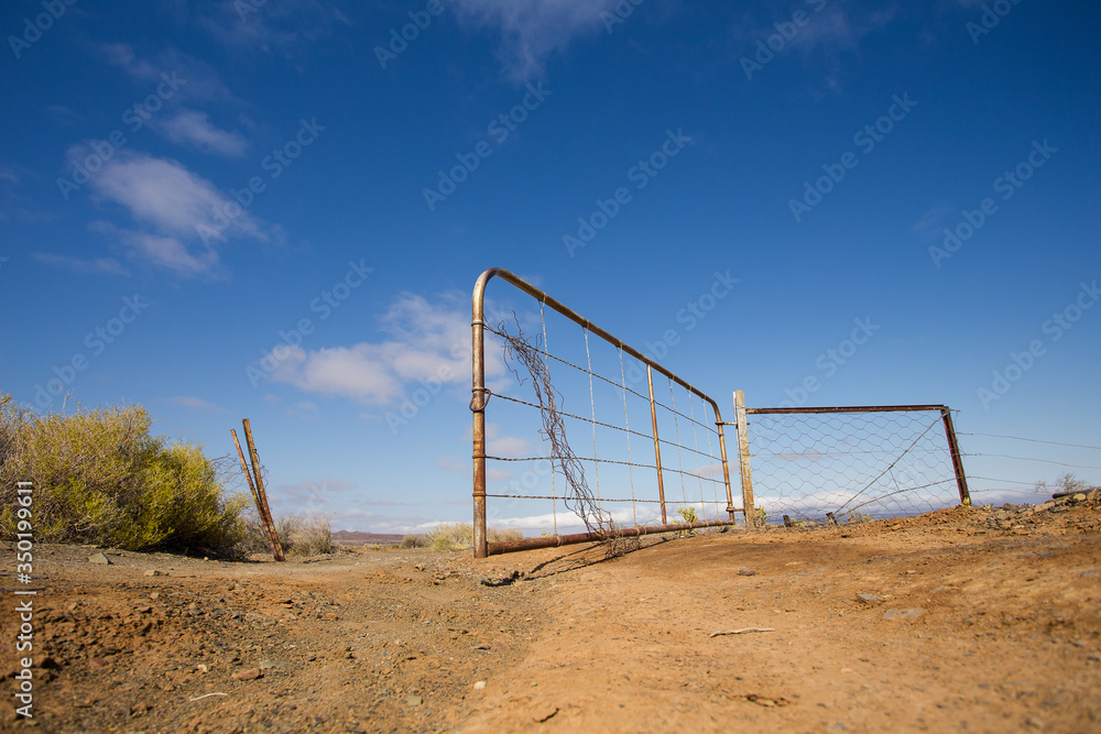 Wide angle views over the plains of the Tankwa Karoo in the Northern Cape Province of South Africa