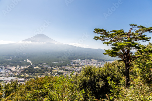 Mount Fuji view from Tenjo-Yama Park at Mount Kachi Kachi Ropeway