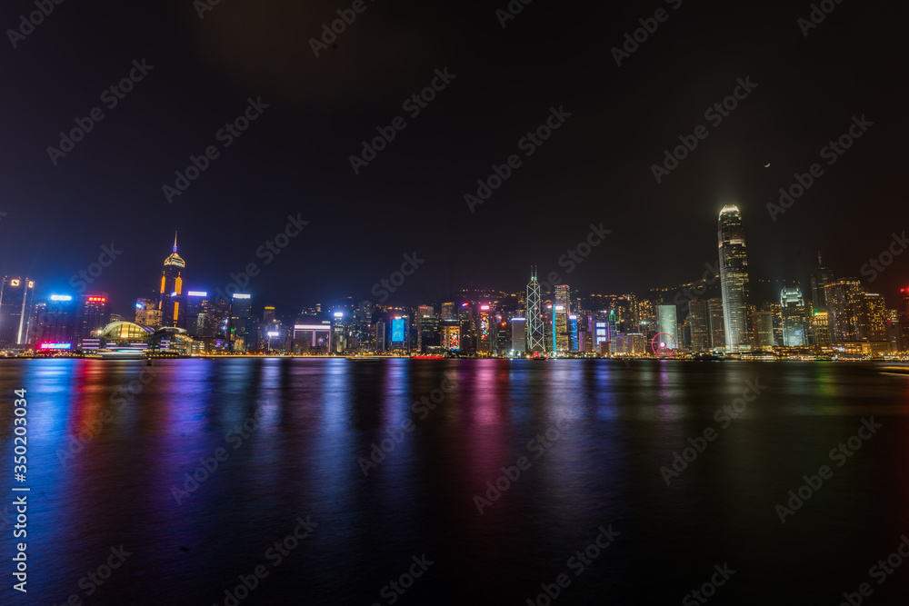 Obraz premium 香港 ビクトリア・ハーバー ビル