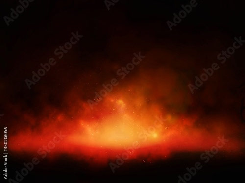 fire explosion background - image . blurred 