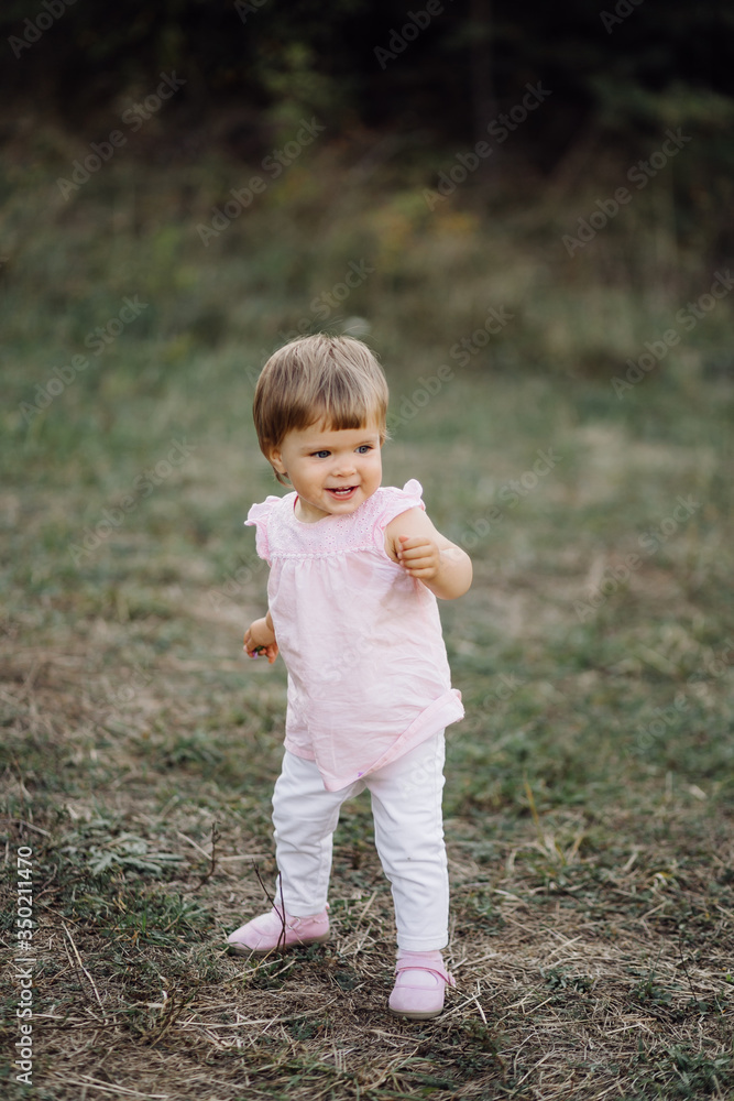 little girl playing in park little girl playing in park