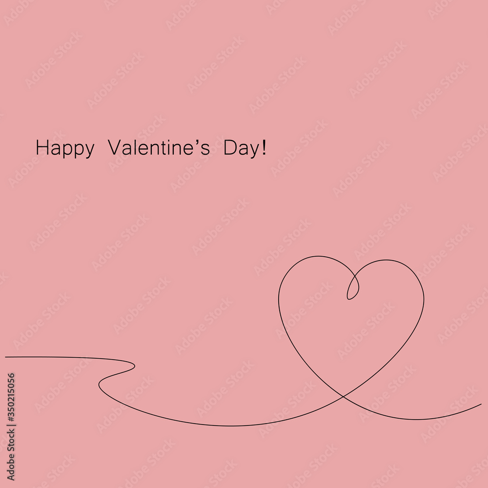 Heart background valentine day design vector illustration