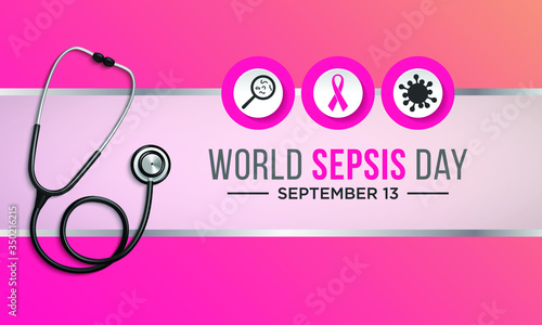 Vector illustration on the theme of World Sepsis day observed each year on September 13th across the globe.