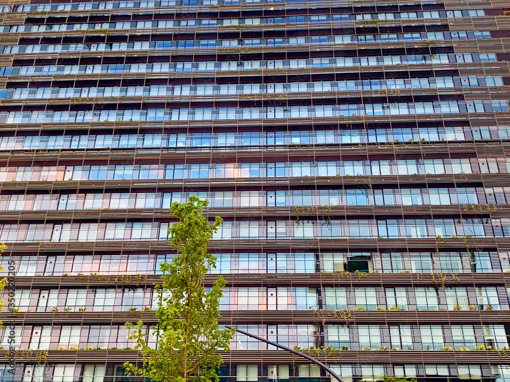 Obraz premium Huge Office Building in Barcelona, Spain