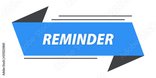 reminder banner