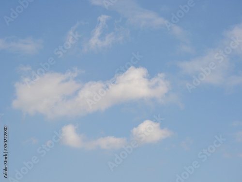 blue sky with clouds