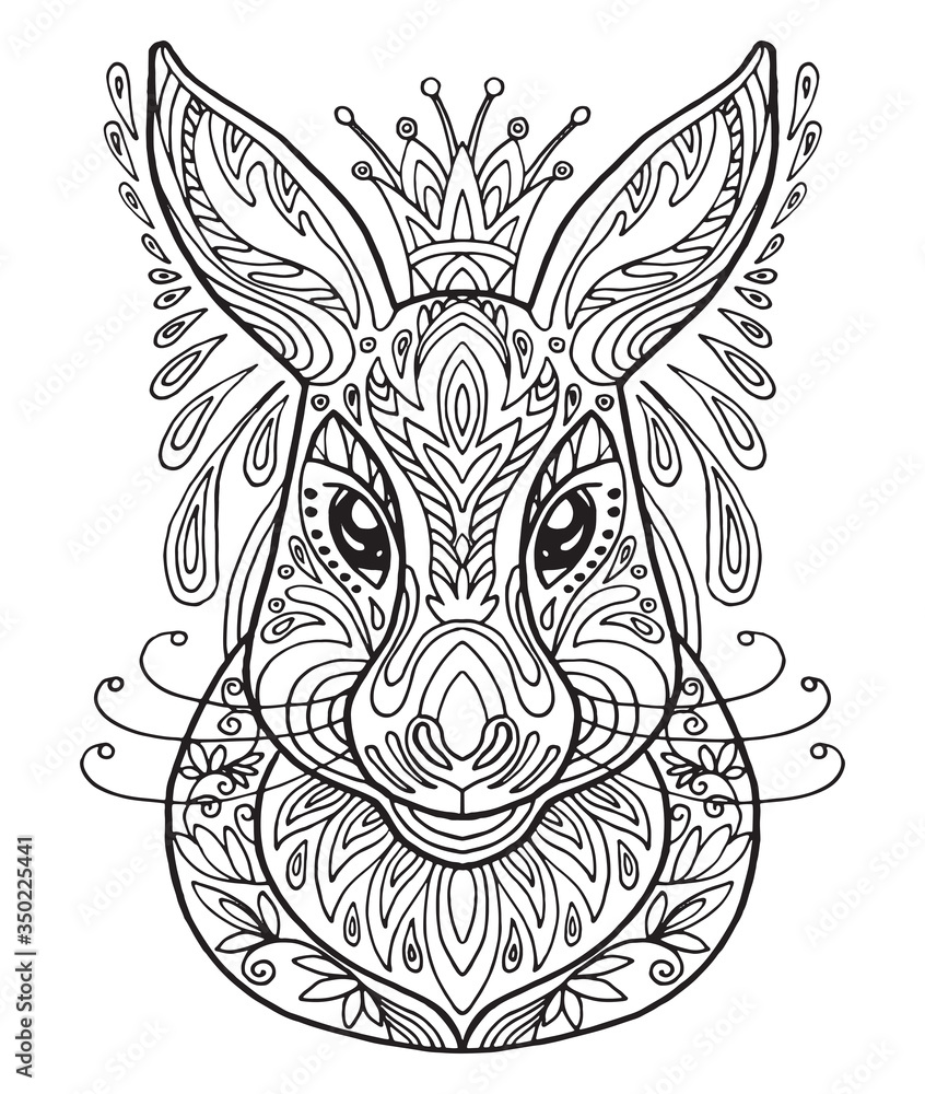 Vector coloring hare