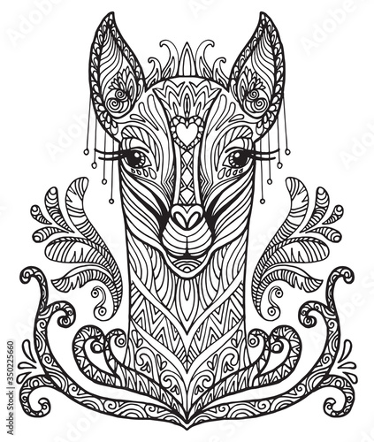 Vector coloring lama