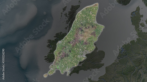 Isle of Man. Satellite