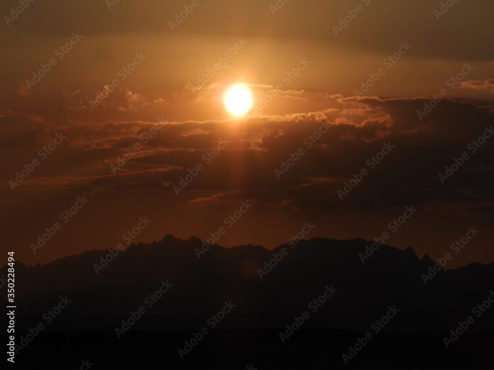 Obraz premium sunset in the sky