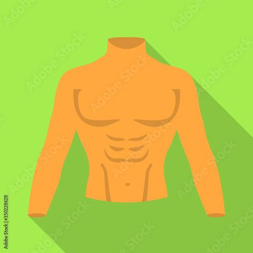 Isolated object of dummy and torso sign. Web element of dummy and male stock symbol for web.