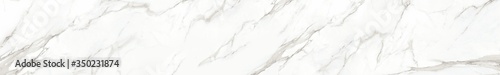 Panorama of white marble stone