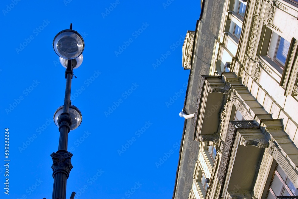 Old street lamp in Saint Petersburg, Russia