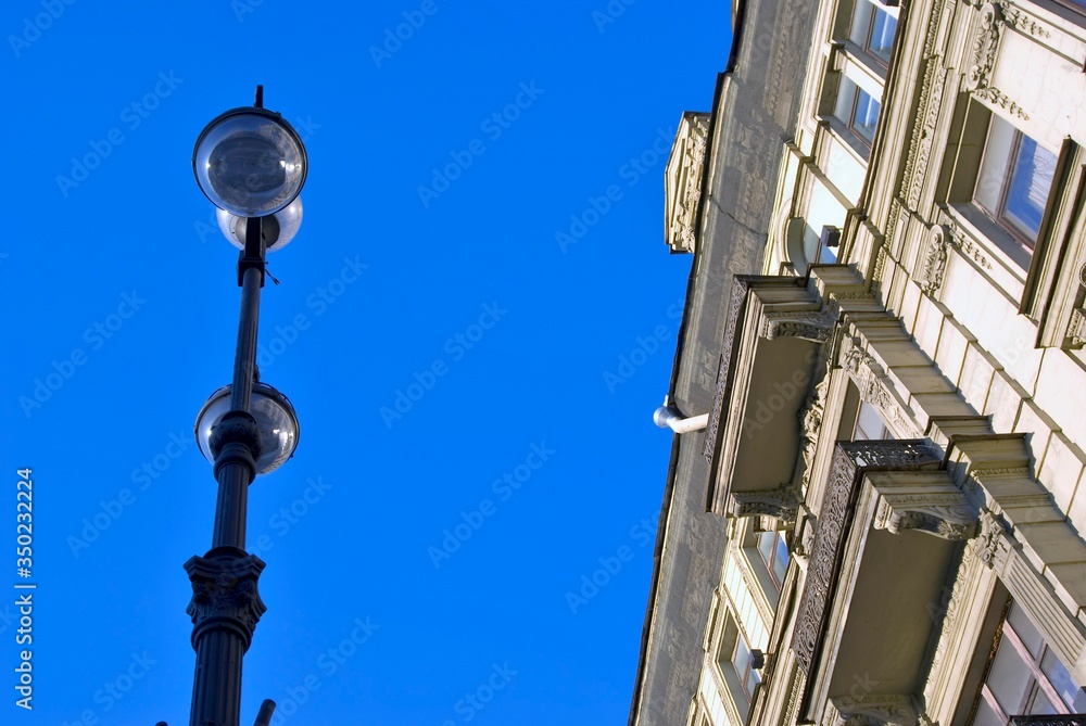 Old street lamp in Saint Petersburg, Russia Old street lamp in Saint Petersburg, Russia