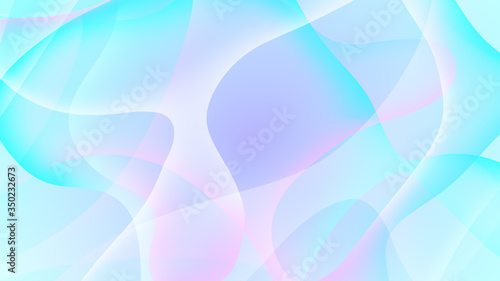 Abstract gradient geometric background. Curved lines and colorful graphic design...