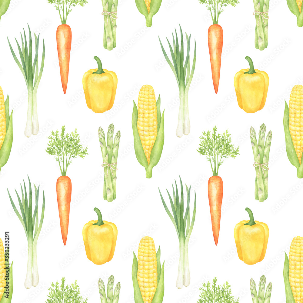 Vegetable Seamless Pattern Vegetable Seamless Pattern