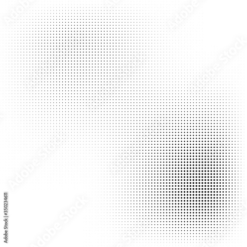 Abstract halftone. Black dots on white background. Halftone background.