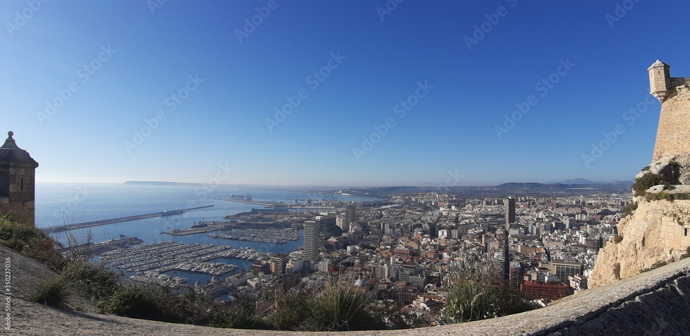 Panoramica ciudad de Alicante