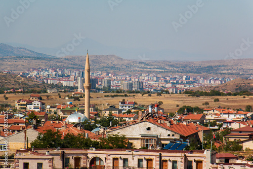 panorama of the city of goreme nevsehir