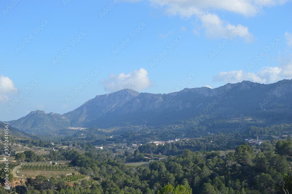 Valle del Guadalest naturaleza Alicante