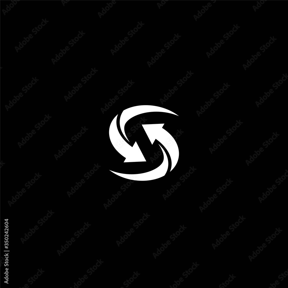 Letter s arrow logo design element Royalty Free Vector Image Letter s arrow logo design element Royalty Free Vector Image