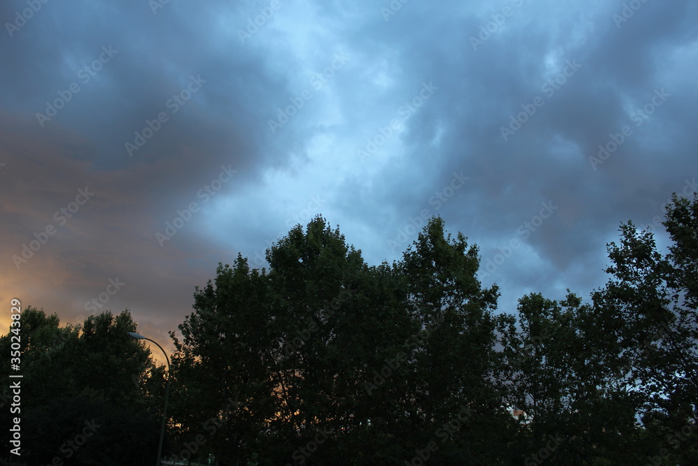 Obraz premium Nubes de evolución.