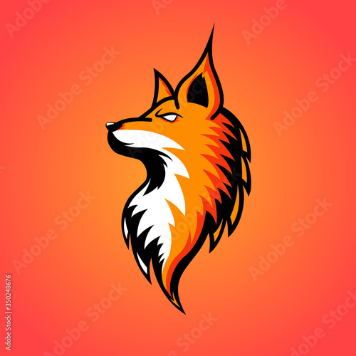 Fire Fox Esport Gaming Mascot Logo