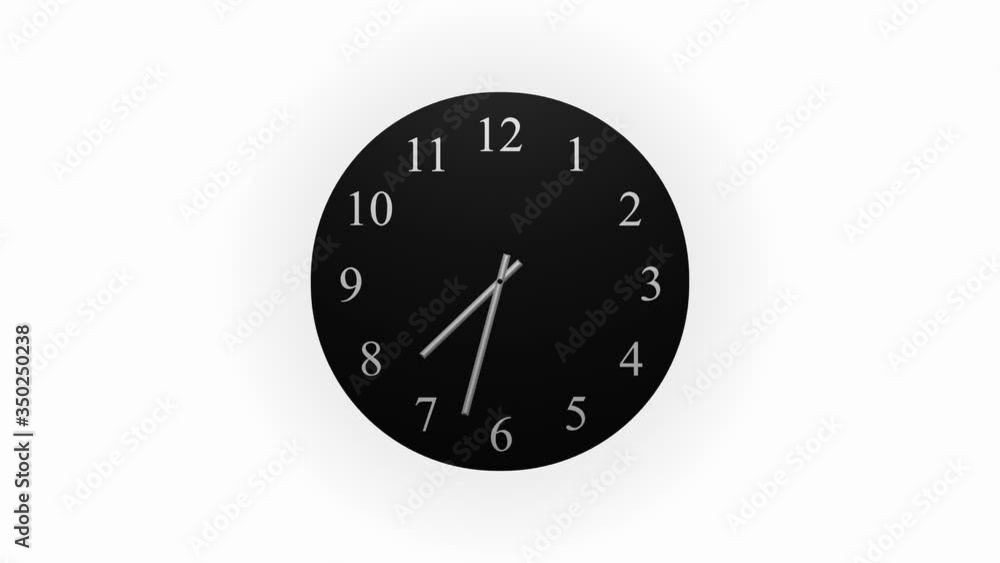 Clock Counting Down 24 Hour Day Fast Speed Timelapse 4K HD Clock Counting Down 24 Hour Day Fast Speed Timelapse 4K HD