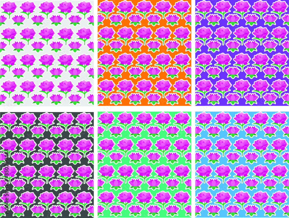 pattern with flowers