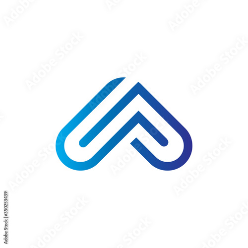 letter AP logo vector 