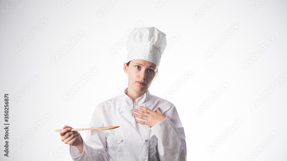 Chef, cook or baker woman Chef, cook or baker woman