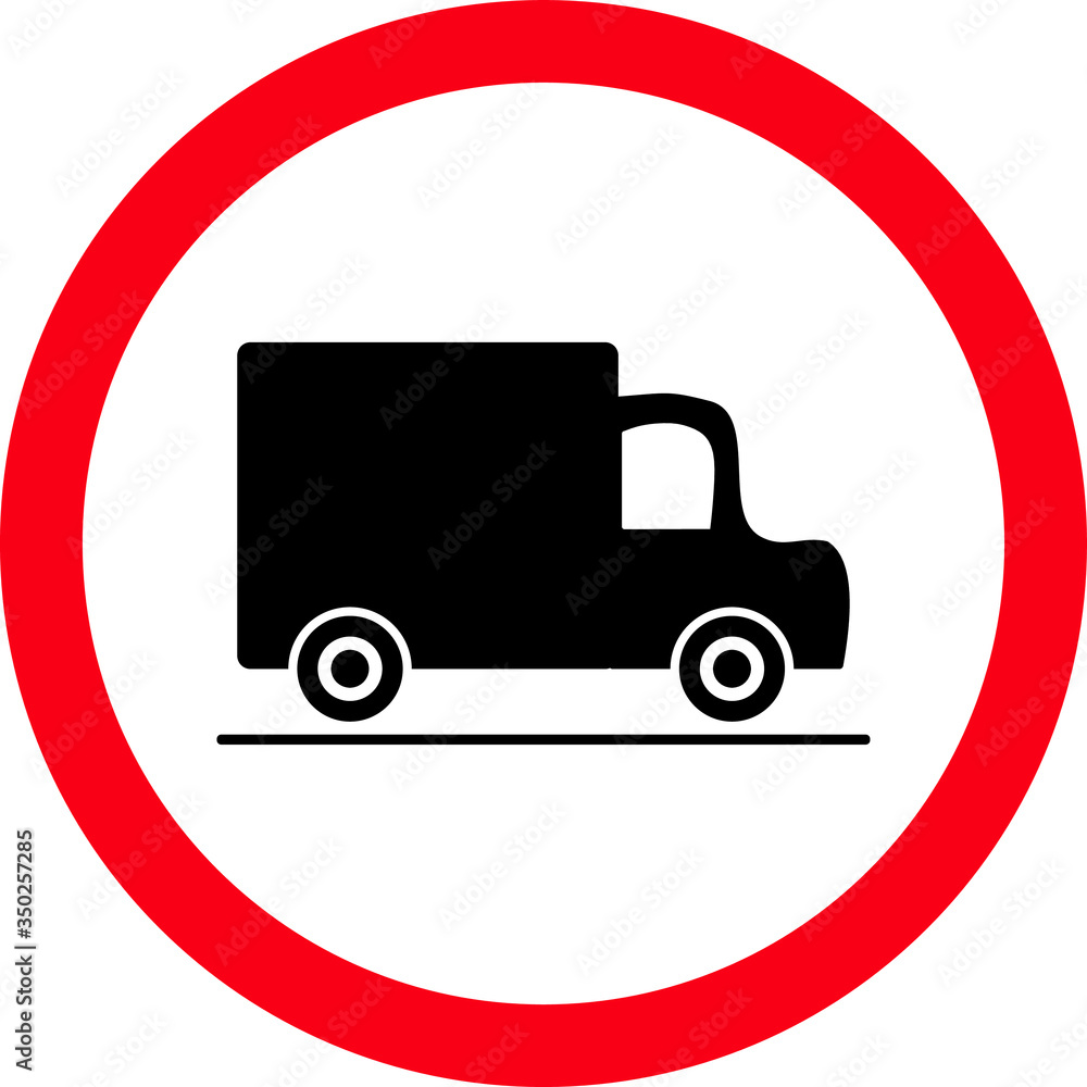 Lorry sign, symbol, Vector illustration Lorry sign, symbol, Vector illustration