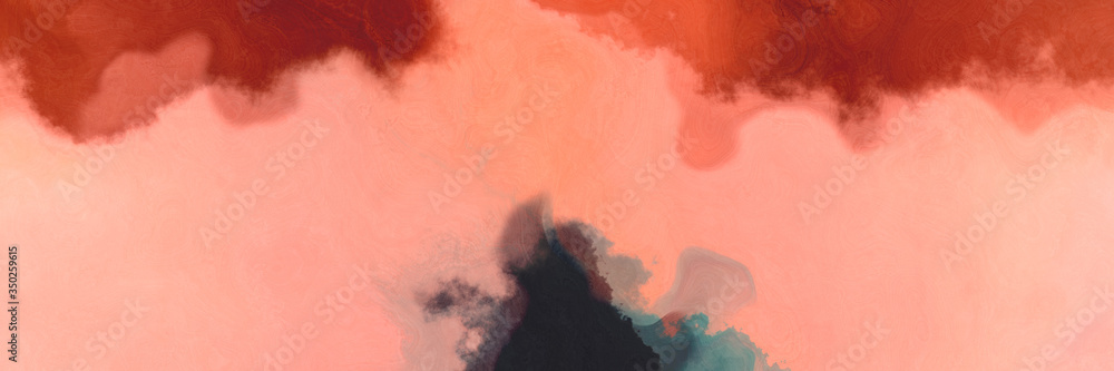 abstract watercolor background with watercolor paint with light salmon, old mauve and firebrick colors and space for text or image