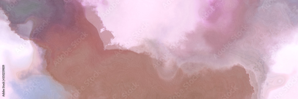 abstract watercolor background with watercolor paint with rosy brown, lavender blush and thistle colors. can be used as web banner or background