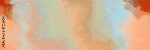 abstract watercolor background with watercolor paint with tan, coffee and light blue colors and space for text or image
