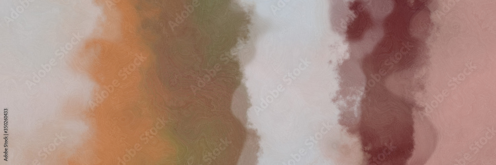 abstract watercolor background with watercolor paint with rosy brown, pastel brown and silver colors. can be used as web banner or background